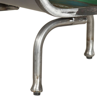 vidaXL Highboard Multicolour 40x30x126 cm Solid Wood Reclaimed