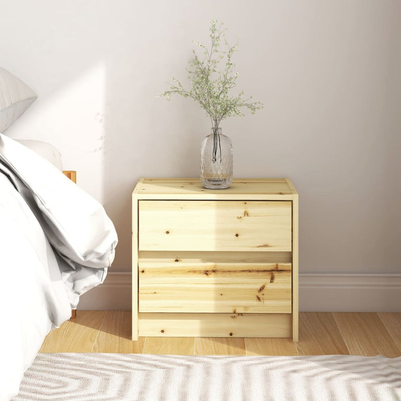 vidaXL Bedside Cabinet 40x30.5x35.5 cm Solid Firwood