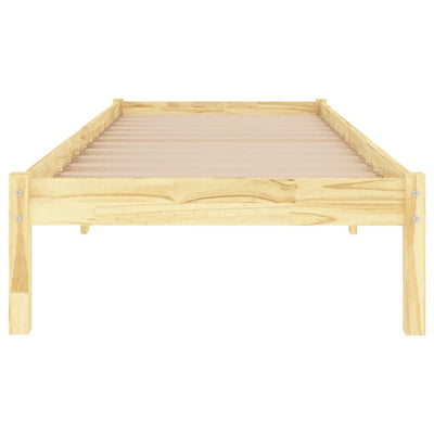 vidaXL Bed Frame without Mattress Solid Wood 90x190 cm