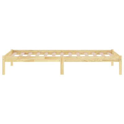 vidaXL Bed Frame without Mattress Solid Wood 90x190 cm
