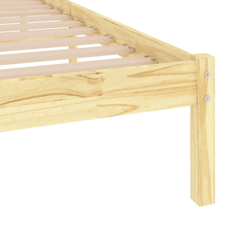 vidaXL Bed Frame without Mattress Solid Wood 90x190 cm