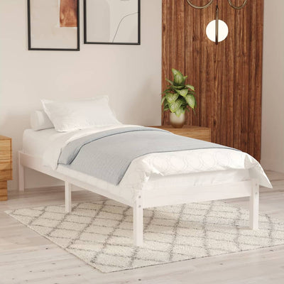 vidaXL Bed Frame without Mattress Solid Wood 90x190 cm