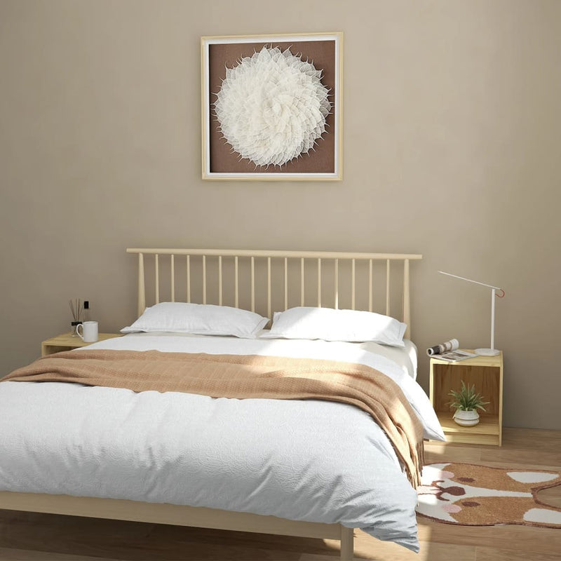 vidaXL Bedside Cabinets 2 pcs Grey 35.5x33.5x41.5 cm Solid Pinewood