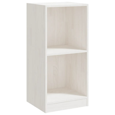 vidaXL Side Cabinet Grey 35.5x33.5x76 cm Solid Pinewood