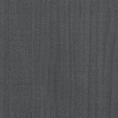 vidaXL Side Cabinet Grey 35.5x33.5x76 cm Solid Pinewood