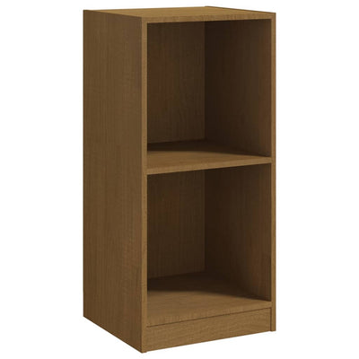 vidaXL Side Cabinet Grey 35.5x33.5x76 cm Solid Pinewood