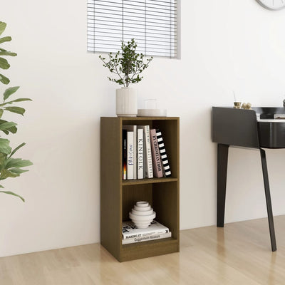 vidaXL Side Cabinet Grey 35.5x33.5x76 cm Solid Pinewood