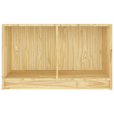 vidaXL TV Cabinet Black 70x33x42 cm Solid Pinewood