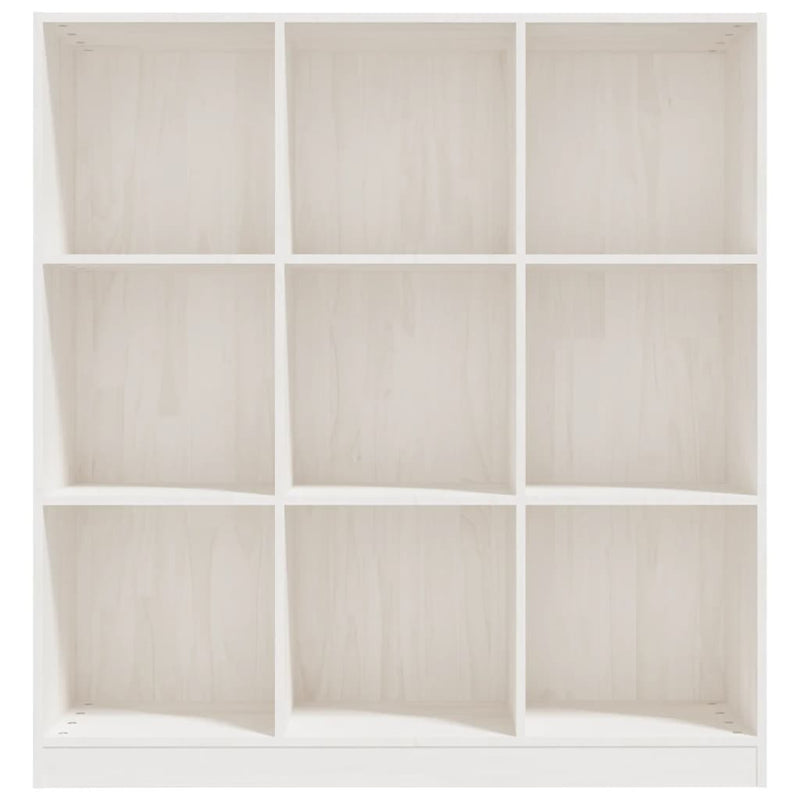 vidaXL Book Cabinet/Room Divider Black 104x33.5x110 cm Solid Pinewood