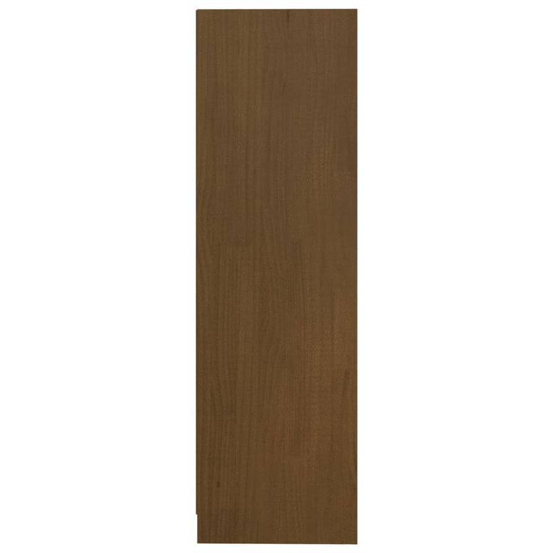 vidaXL Book Cabinet/Room Divider Black 104x33.5x110 cm Solid Pinewood