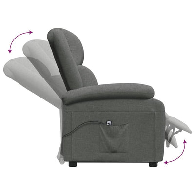 vidaXL Stand up Chair Cream Fabric