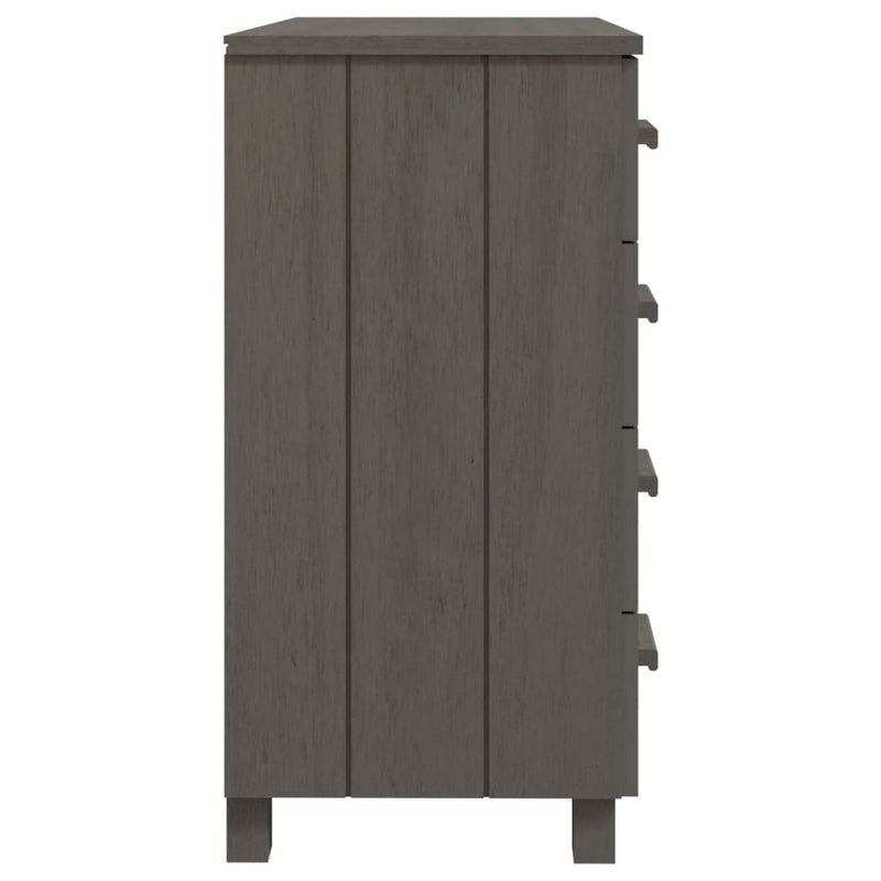 vidaXL Sideboard "HAMAR" Honey Brown 79x40x80 cm Solid Wood Pine
