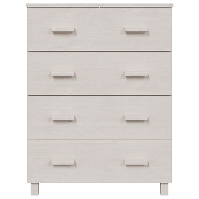 vidaXL Sideboard HAMAR White 79x40x103.5 cm Solid Wood Pine