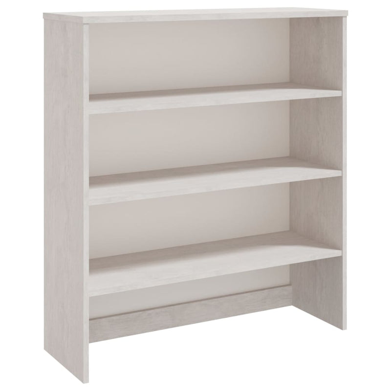 vidaXL Top for Highboard"HAMAR" White 90x30x100cm Solid Wood Pine