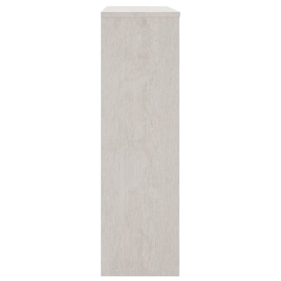 vidaXL Top for Highboard"HAMAR" White 90x30x100cm Solid Wood Pine