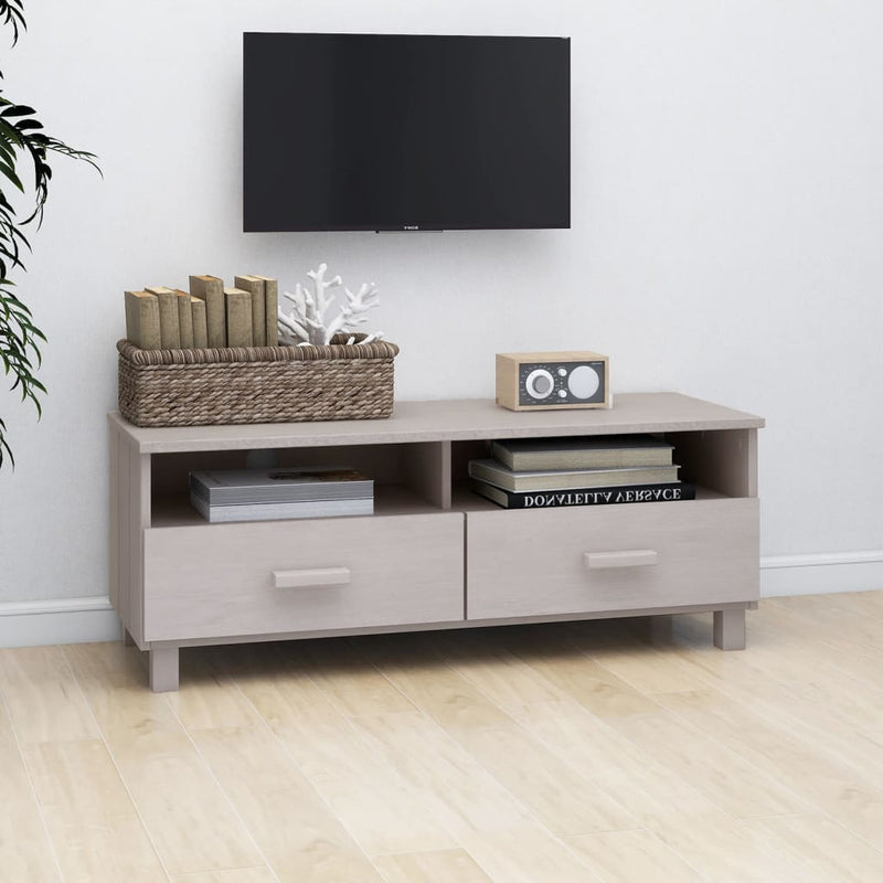 vidaXL TV Cabinet "HAMAR" Honey Brown 106x40x40 cm Solid Wood Pine