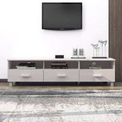 vidaXL TV Cabinet "HAMAR" Honey Brown 158x40x40 cm Solid Wood Pine