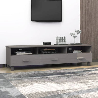 vidaXL TV Cabinet "HAMAR" Honey Brown 158x40x40 cm Solid Wood Pine