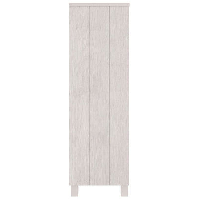 vidaXL Book Cabinet "HAMAR" White  85x35x112 cm Solid Wood Pine