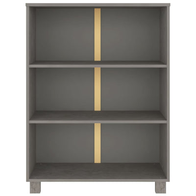 vidaXL Book Cabinet "HAMAR" White  85x35x112 cm Solid Wood Pine