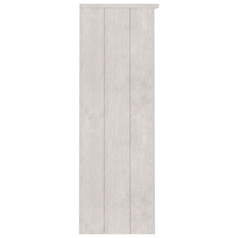 vidaXL Top for Highboard"HAMAR" White 85x35x100 cm Solid Wood Pine