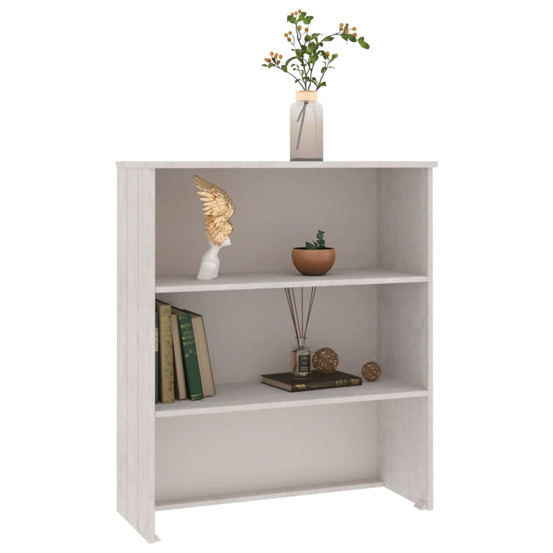 vidaXL Top for Highboard"HAMAR" White 85x35x100 cm Solid Wood Pine