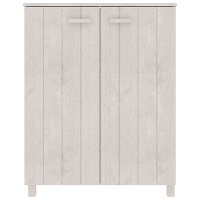 vidaXL Shoe Cabinet "HAMAR" Honey Brown 85x40x108 cm Solid Wood Pine