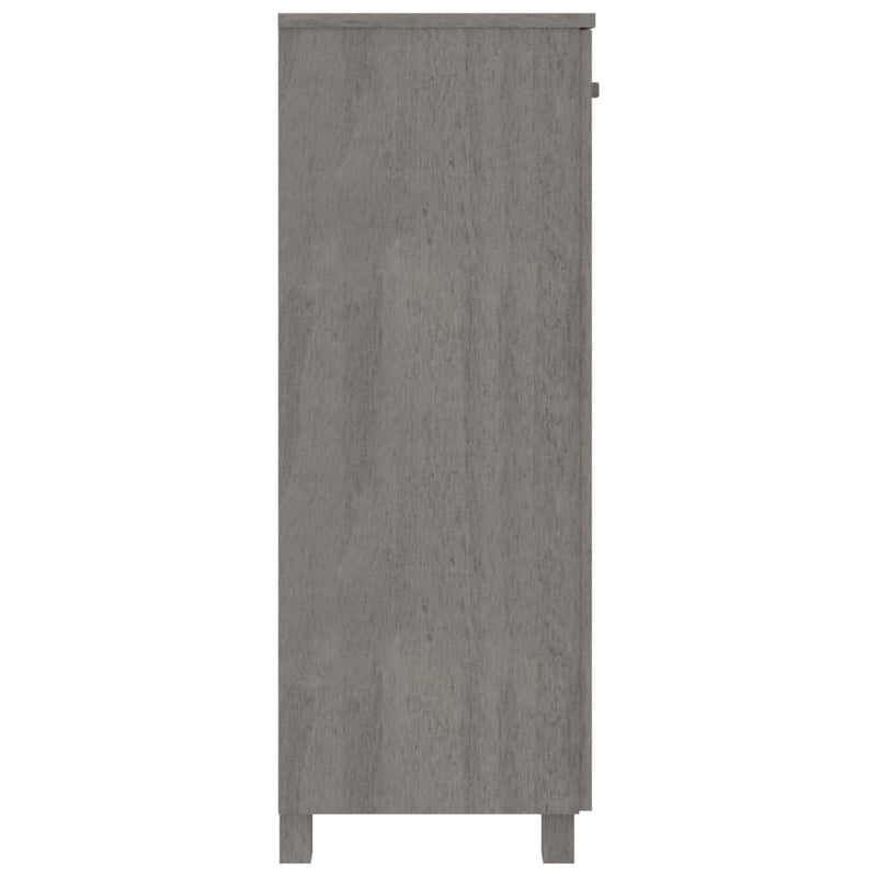 vidaXL Shoe Cabinet "HAMAR" Honey Brown 85x40x108 cm Solid Wood Pine