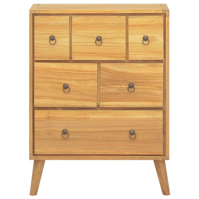 vidaXL Chest of Drawers 56x30x80 cm Solid Wood Teak