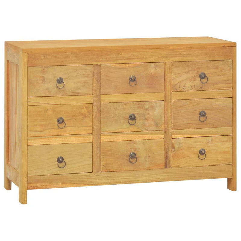 vidaXL Chest of Drawers 80x30x55 cm Solid Wood Teak