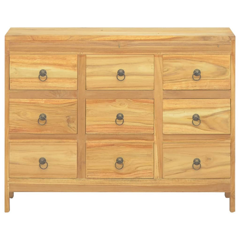 vidaXL Chest of Drawers 80x30x55 cm Solid Wood Teak