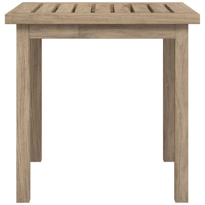 vidaXL Side Table 45x45x45 cm Solid Wood Teak