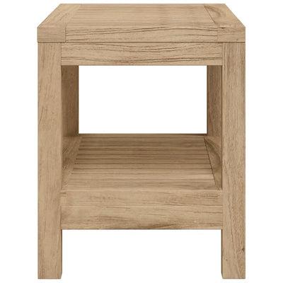 vidaXL Bathroom Side Table 50x40x45 cm Solid Wood Teak