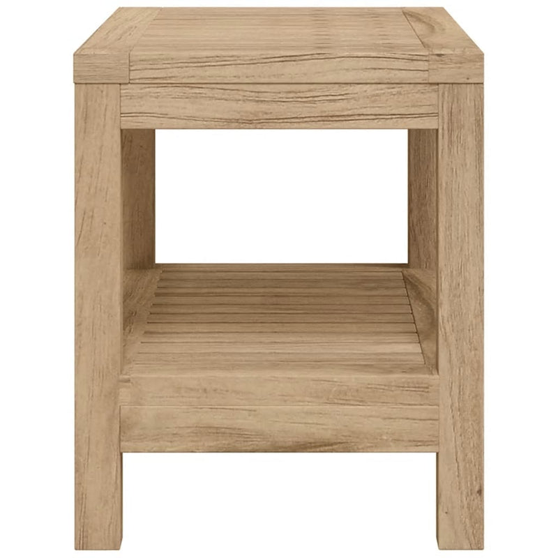 vidaXL Bathroom Side Table 50x40x45 cm Solid Wood Teak
