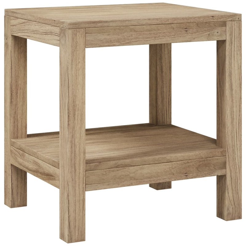vidaXL Bathroom Side Table 50x40x45 cm Solid Wood Teak