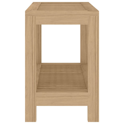 vidaXL Bathroom Side Table 50x35x45 cm Solid Wood Teak