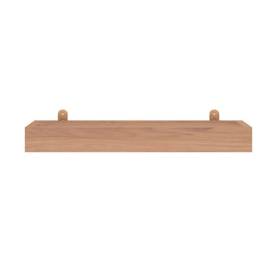 vidaXL Wall Shelves 2 pcs 40x15x4 cm Solid Wood Teak