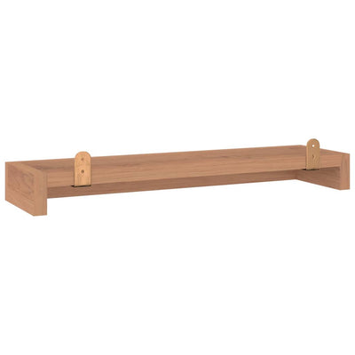 vidaXL Wall Shelves 2 pcs 40x15x4 cm Solid Wood Teak