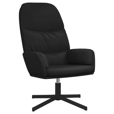 vidaXL Relaxing Chair Black Faux Leather