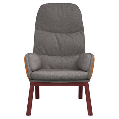 vidaXL Relaxing Chair Light Grey Fabric
