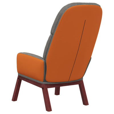 vidaXL Relaxing Chair Light Grey Fabric