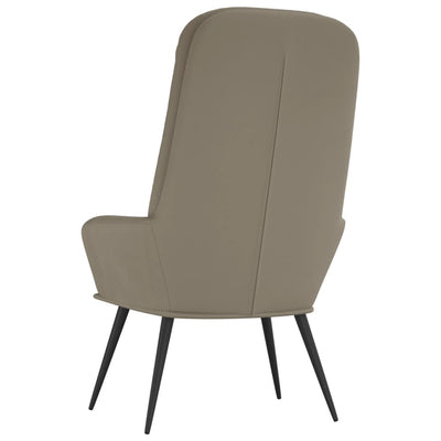 vidaXL Relaxing Chair Light Grey Velvet