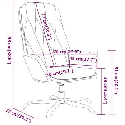 vidaXL Relaxing Chair Light Grey Velvet