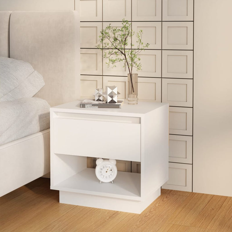 vidaXL Bedside Cabinet Sonoma Oak 45x34x44 cm Engineered Wood