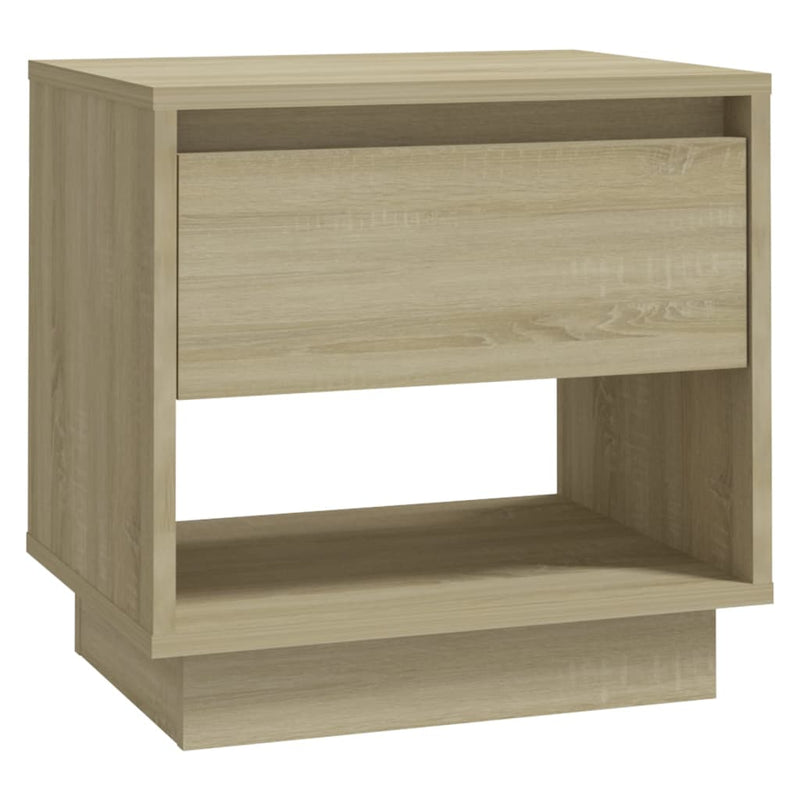 vidaXL Bedside Cabinet Sonoma Oak 45x34x44 cm Engineered Wood
