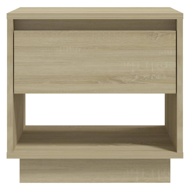 vidaXL Bedside Cabinet Sonoma Oak 45x34x44 cm Engineered Wood
