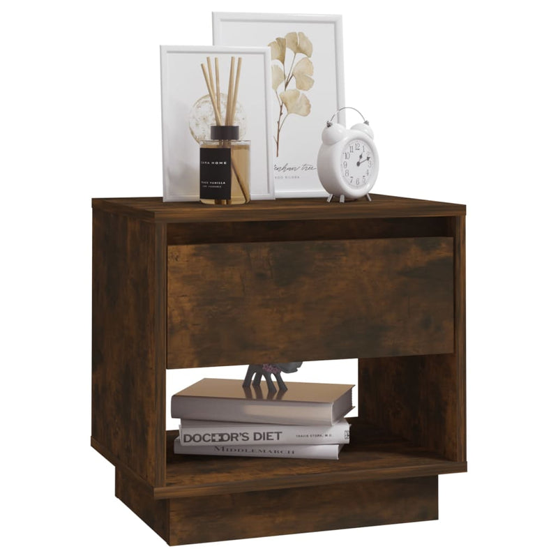 vidaXL Bedside Cabinet Sonoma Oak 45x34x44 cm Engineered Wood