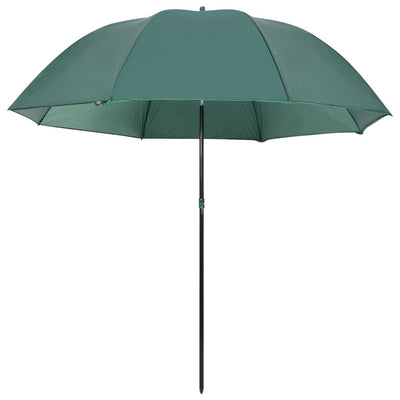 vidaXL Fishing Umbrella Green 220x193 cm