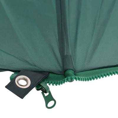 vidaXL Fishing Umbrella Green 220x193 cm
