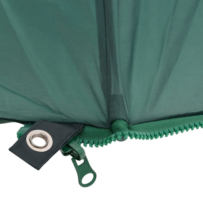 vidaXL Fishing Umbrella Green 220x193 cm